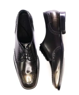 $925 Jimmy Choo Black Derbies Leather Footwear Oxfords 9.5