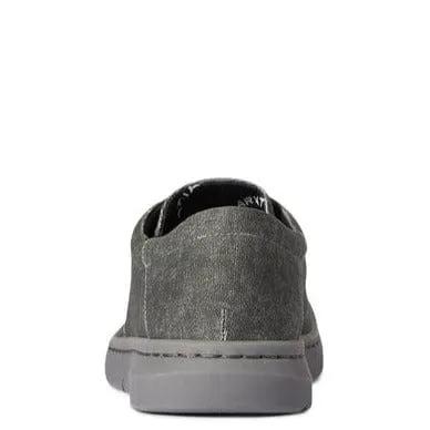 Ariat Men's Hilo Charcoal Canvas Slip On Shoes 10038391