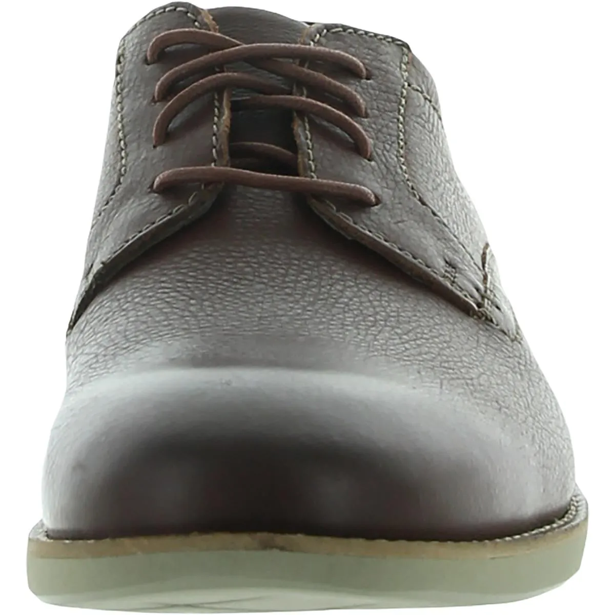 Clarks Mens Raharto Plain Leather Dressy Oxfords
