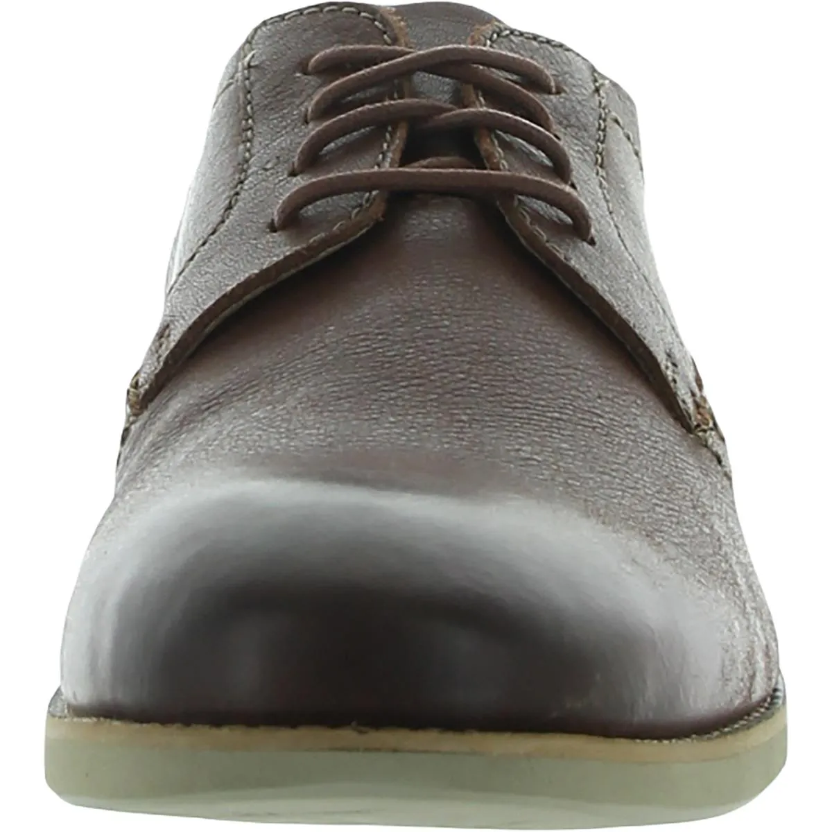 Clarks Mens Raharto Plain Leather Dressy Oxfords