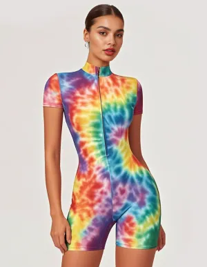 Comfy Stretch Tie Dye Jumpsuit