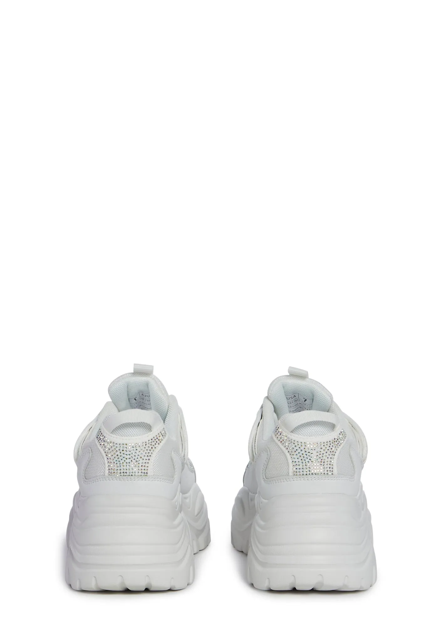 Glowing Fit Platform Sneakers