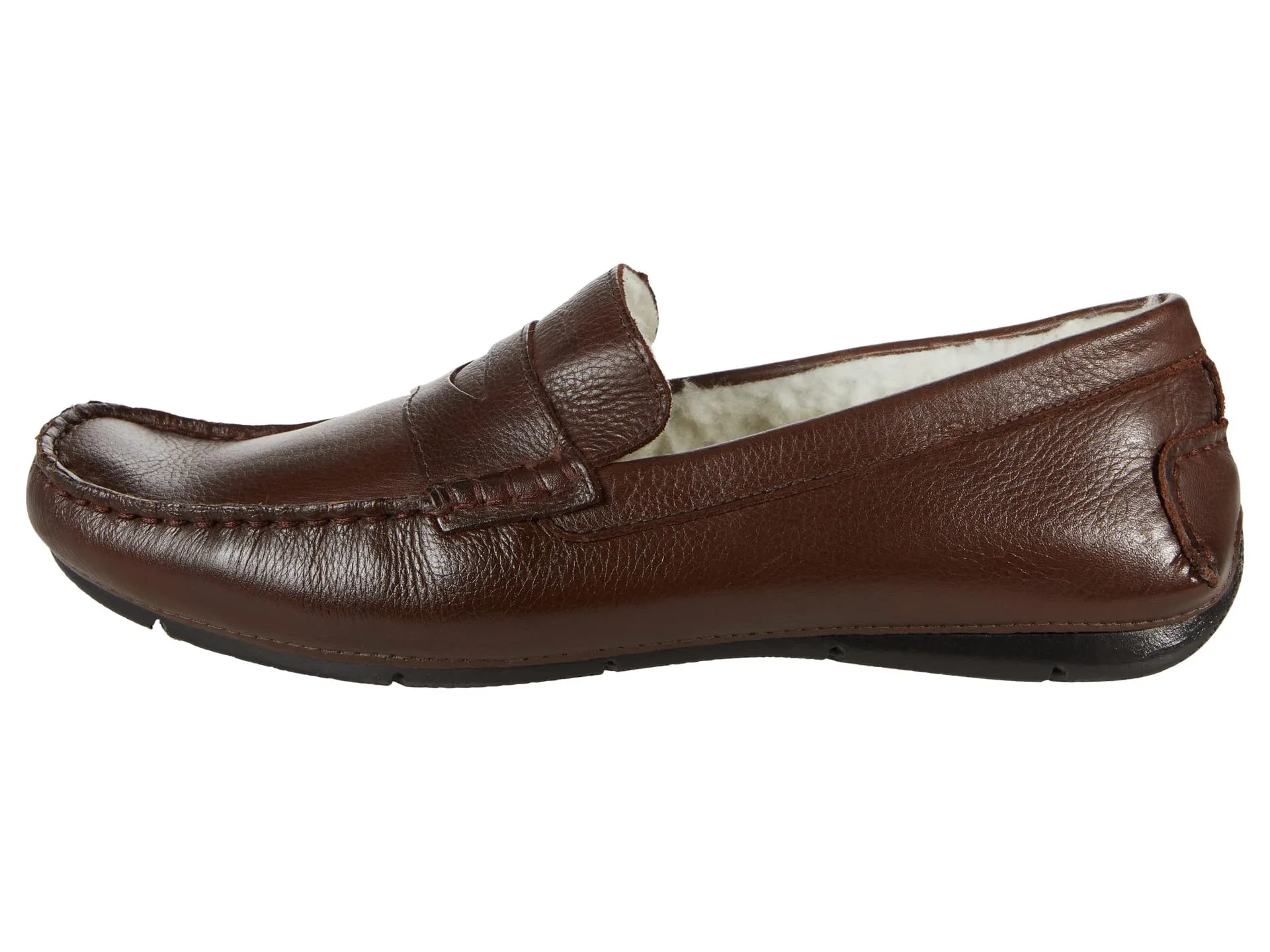 Moccasins Massimo Matteo, Faux Fur Penny Loafer