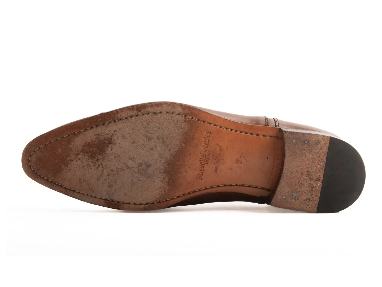 Russell & Bromley London Brown Cap Toe Oxfords