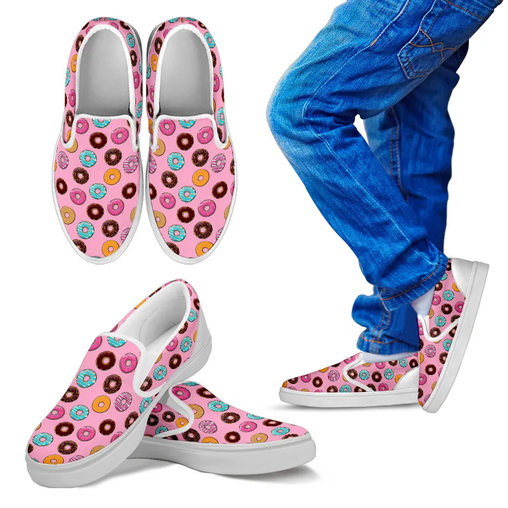 Rylie's Doughnut Extravaganza Slip-Ons