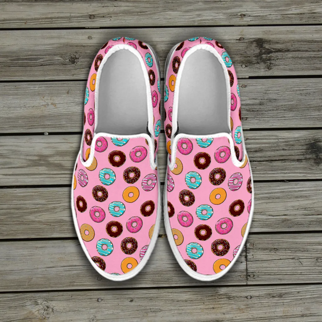 Rylie's Doughnut Extravaganza Slip-Ons